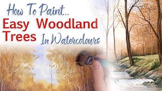 How To Paint Woodland Trees In Watercolour