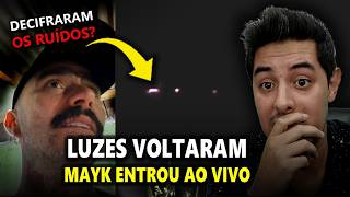 URGENTE - APARECEU DE NOVO - MAYK LEÃO ENTRA AO VIVO + MSG DECIFRADA? + ESPECIALISTA VAI AO LOCAL