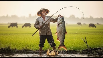 Đi Câu Cá Sông Quê Việt Nam – Bắt Được Cá To Khiến Ai Cũng Sốc!