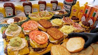 Download Lagu Gegrild op een hoogwaardige bakplaat! Authentieke Amerikaanse cheeseburger / Koreaans streetfood. MP3