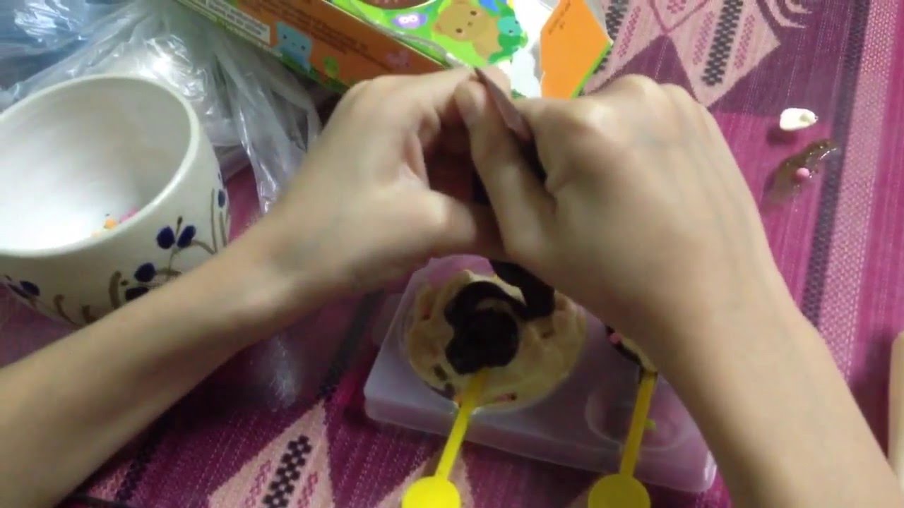 Momo how to make Chocolate, milk, fruity flavored Candy .สอนทำขนมรสชอค