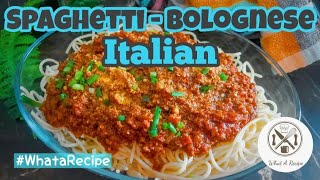 Authentic Italian Spaghetti Bolognese Without Alcohol By What A Recipe