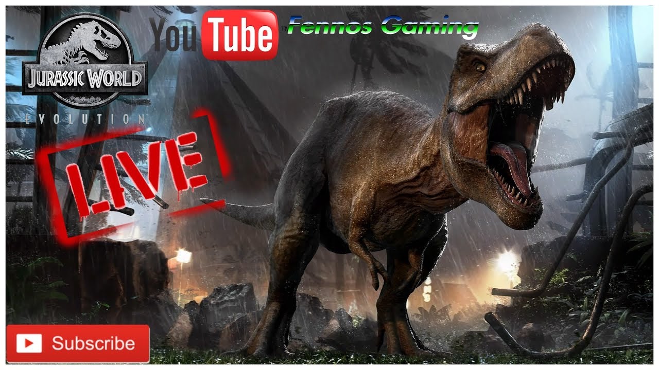 Fennos Gaming Live stream PS4 Jurassic World Evolution part 5