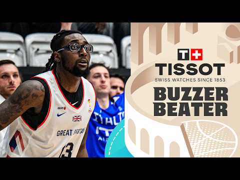 Jubrile Belo ๐ฌ๐ง | ๐จ TISSOT Buzzer Beater | FIBA Basketball World Cup 2027 European Qualifiers
