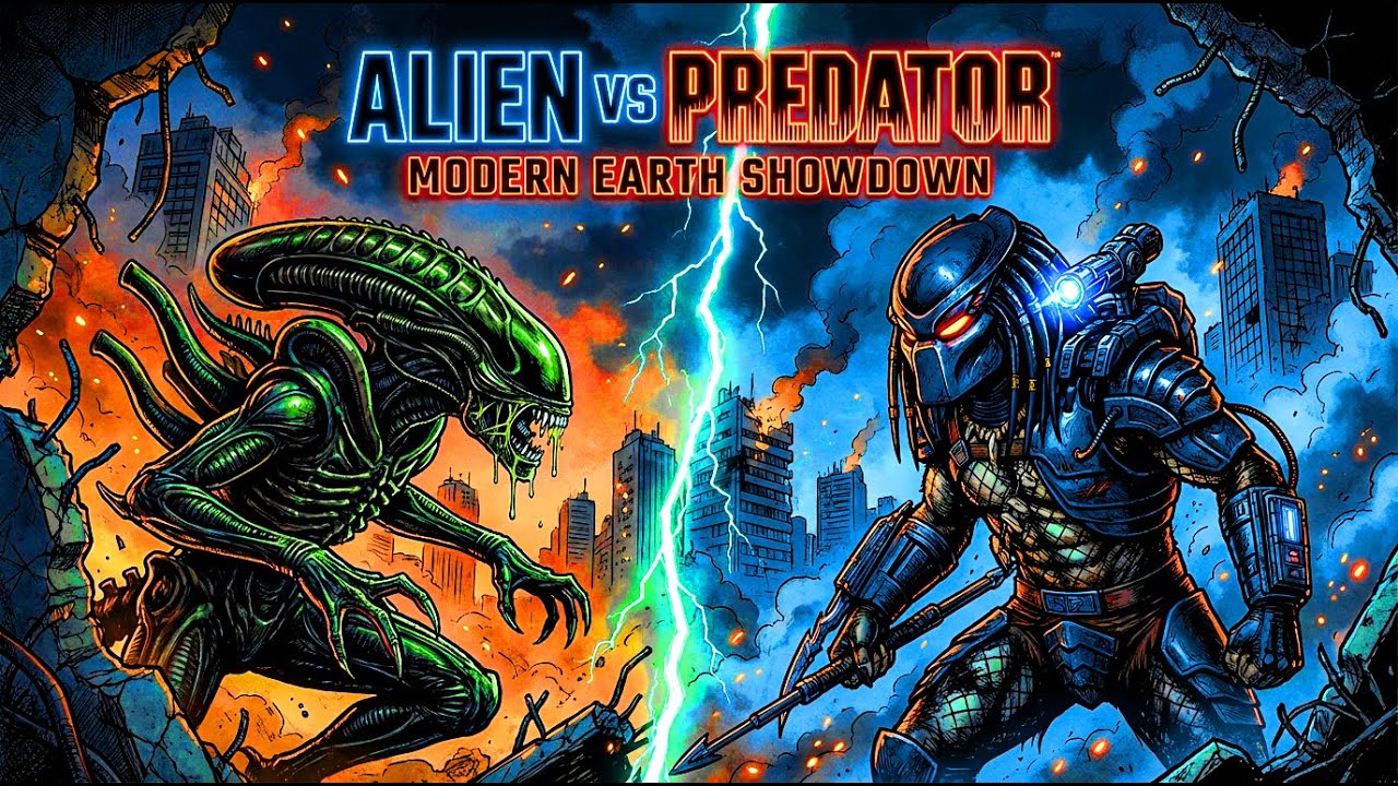 What If an ALIEN Collided With a PREDATOR on Modern Earth? - YouTube