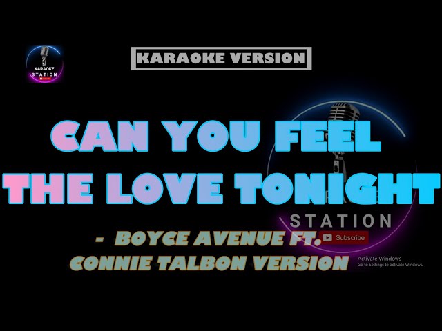 Can You Feel The Love Tonight - Elton John (Boyce Avenue ft. Connie Talbot cover) KARAOKE VERSION class=