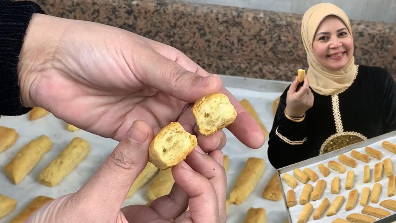 القراقيش المقرمشه 😋اعملي الشاي باللبن واتفرجي علي الفيديو وااااو 😍