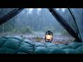 8 Hours Cozy Rain Inside Camping Tent with Warm Lantern Glow | Deep Sleep ASMR Ambience