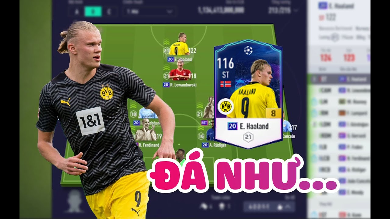 Erling Haaland UCL + 8 có gì khiến bạn phải móc hầu bao 200 tỏi BP???