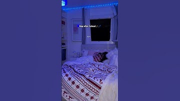 Nap after School 🎓💤 #nightroutine #afterschool #naptime