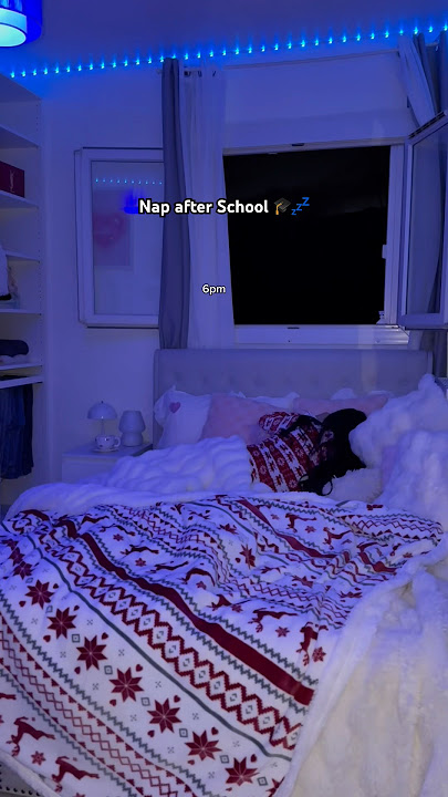 Nap after School 🎓💤 #nightroutine #afterschool #naptime
