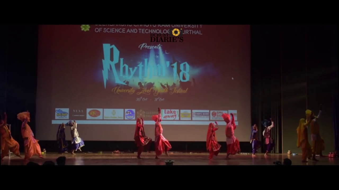 Dcrust Rythm RPG FOLK DANCE|| RHYTHM 2018 ||DCRUST MURTHAL|| DCRUSTDIARIES|| DCRUST ...