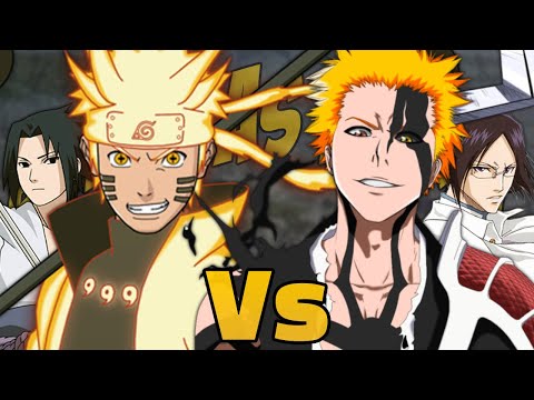 Ichigo & Uryu vs Naruto & Sasuke | Batallas de Rap | La Versatilidad de la Luz