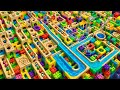 Marble Run Race ASMR Rollercoaster Silent Stones Journey