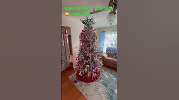 Family Christmas 🎄 tree. Happy 😄 Thanksgiving and happy 😄 Thursday.
