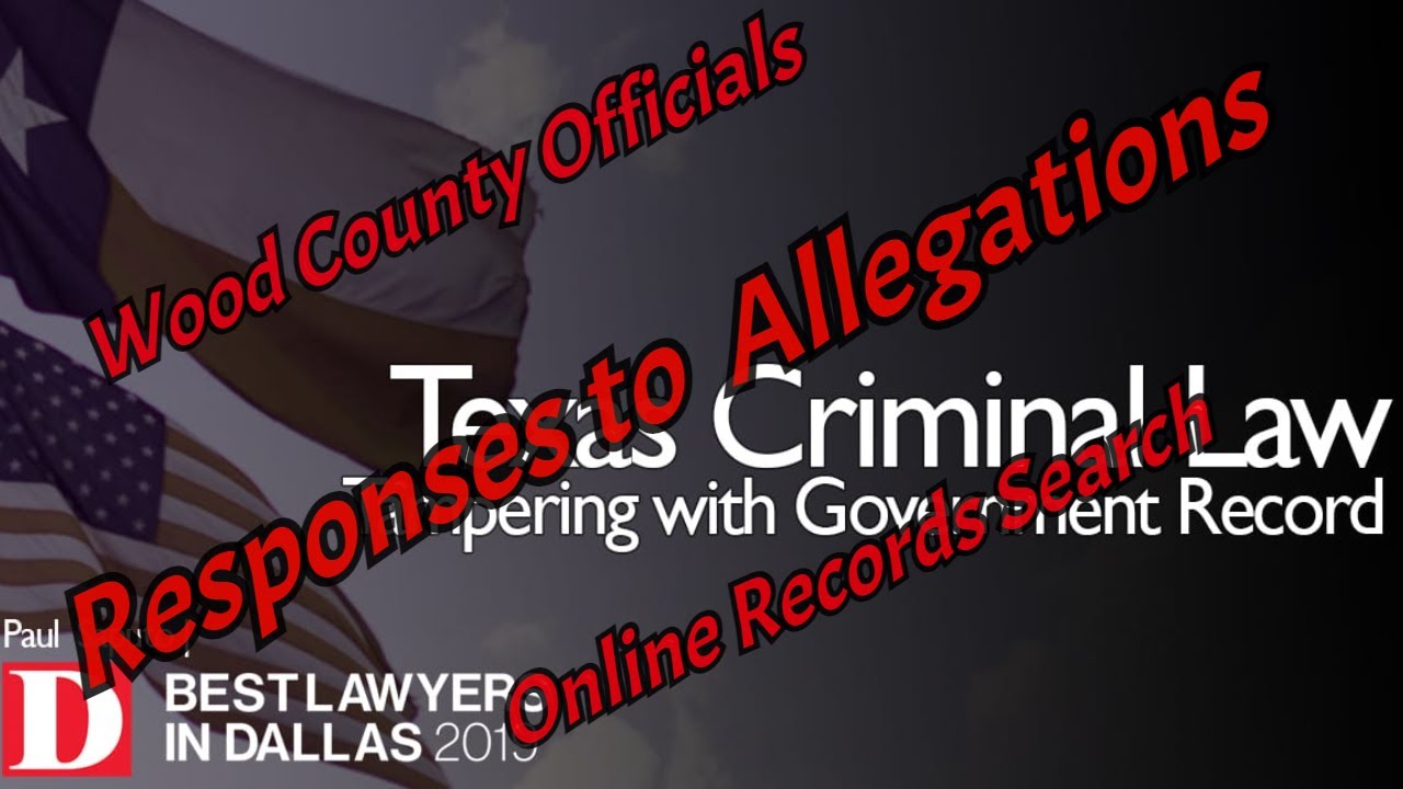 Response about Wood County Tx Online Services Judicial Records Search