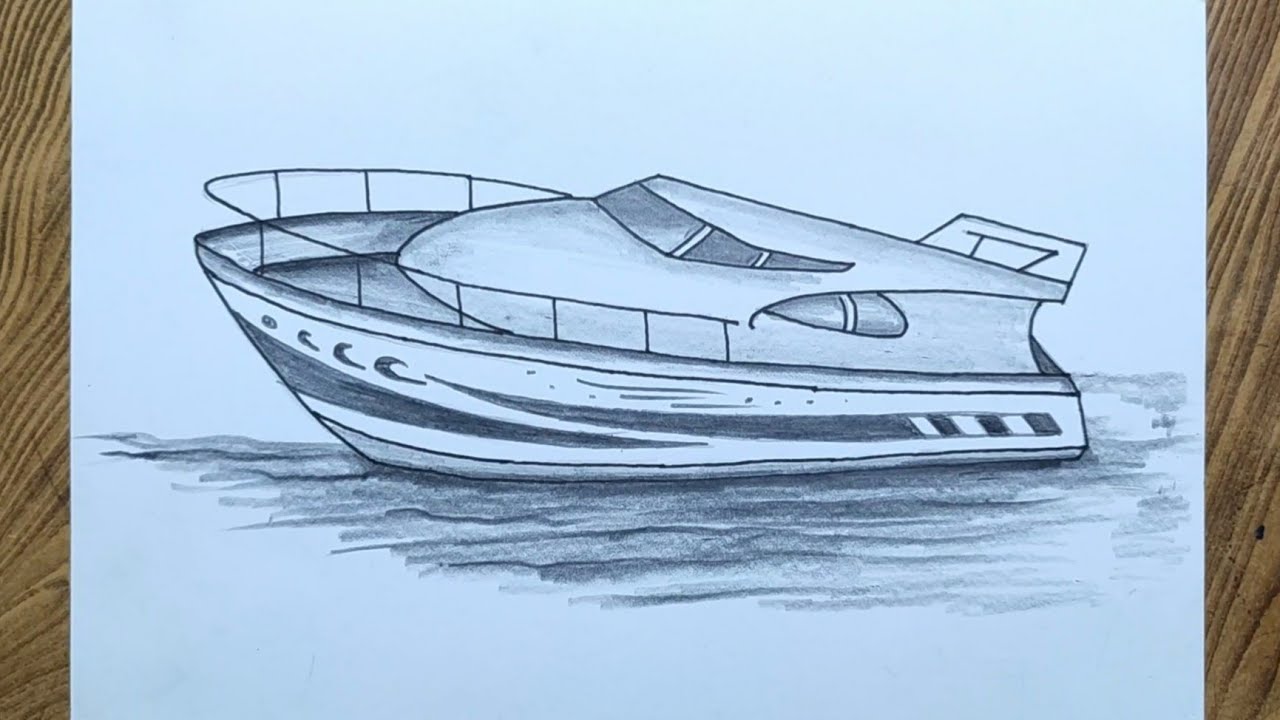 How to Draw a Speedboat - HelloArtsy