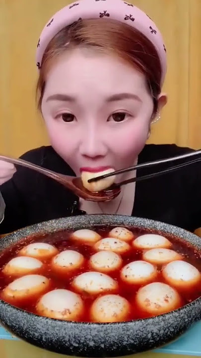 asmr mukbang korean food gila satu telur sekali lahap #mukbang #shorts #tiktokfood