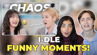 i-dle being chaotic during GOOD THING era | Music Producer Couple Reacts to Funny i-dle Moments
