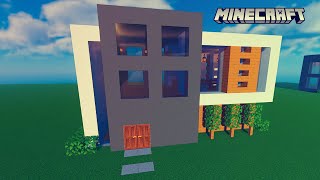 Minecraft: How to Build a Easy Modern House Tutorial