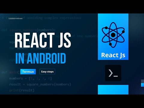 React In Android | React Js Development Server On Android With Termux - CodeWithRihan