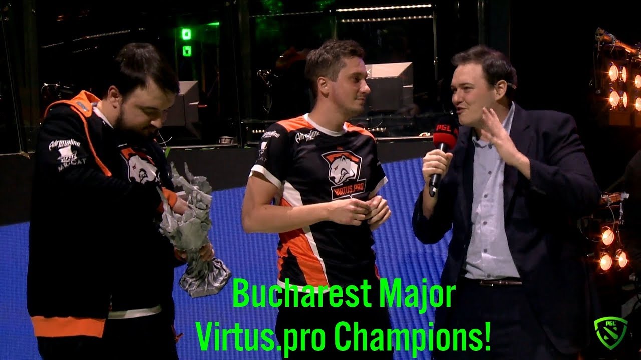 Virtus.pro чемпионы 🏆 Bucharest Major Гранд-финал vs VGJ.Thunder Момент победы!