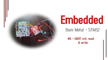 UART Initialization, Read & Write: STM32 Bare Metal Project #5
