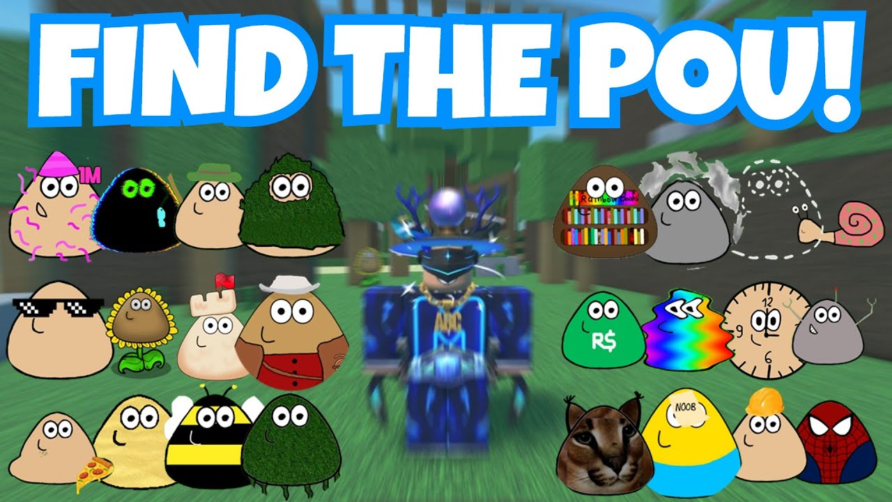 Find The Pou! 🌰 All Badge Found 68/68 in Roblox - YouTube