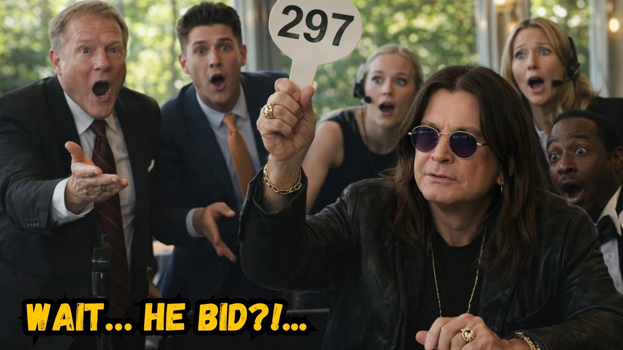 The Auctioneer Ignored Ozzy — Until He Placed a Bid on the Rarest Vintage Guitar!
