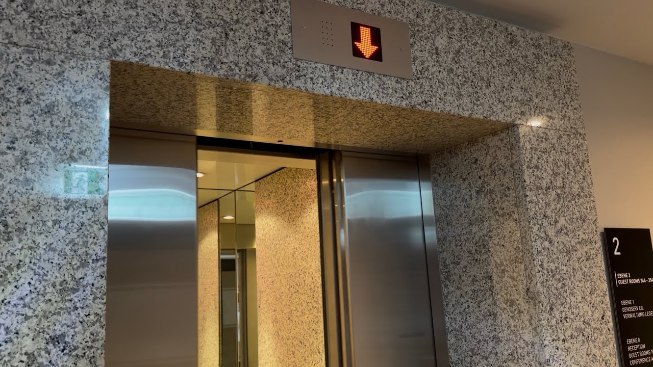 1990 KONE Elevator (mod) by Mayland Aufzüge at Hotel****Legere, Taunusstein-Neuhof