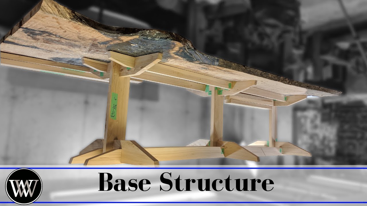 Building A Slab Dining Table Base Structure Part 8 Building A Slab Dining Table Base Structure Part 8