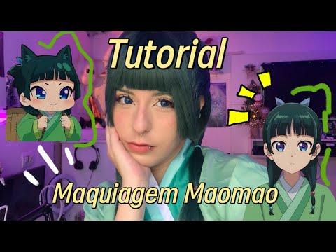 Tutorial de maquiagem para cosplay de Maomao ✨