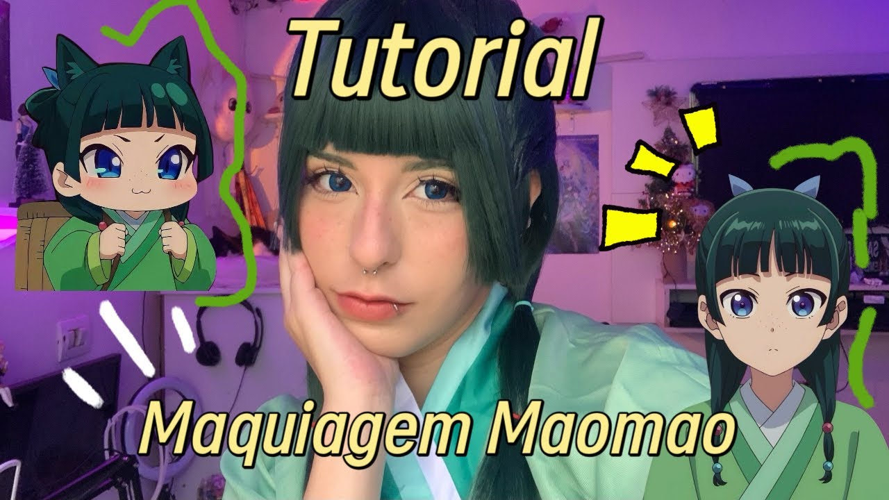 Tutorial de maquiagem para cosplay de Maomao ✨