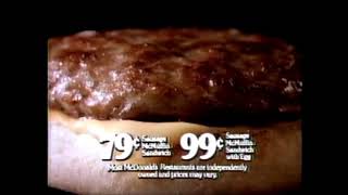 McDonald’s Sausage McMuffin commercial from 1984