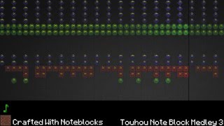 Touhou Medley 3 - Crafted with Noteblocks