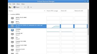 Virtual Machine Manager 1.5.1 Powered by Libvirt