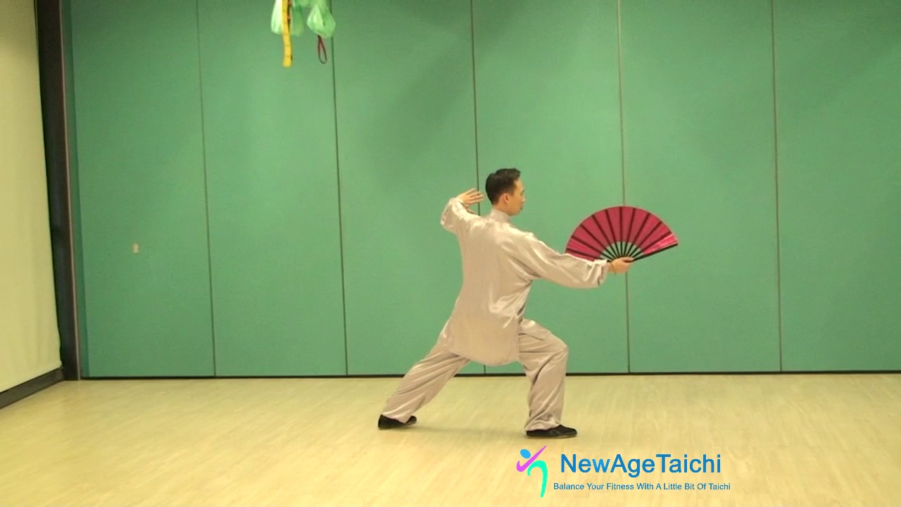 Yang Style 18 Fan Back Demo 杨式18势太极扇背面示范