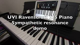UVI Ravenscroft 275 Piano(iPad) Sympathetic resonance demo