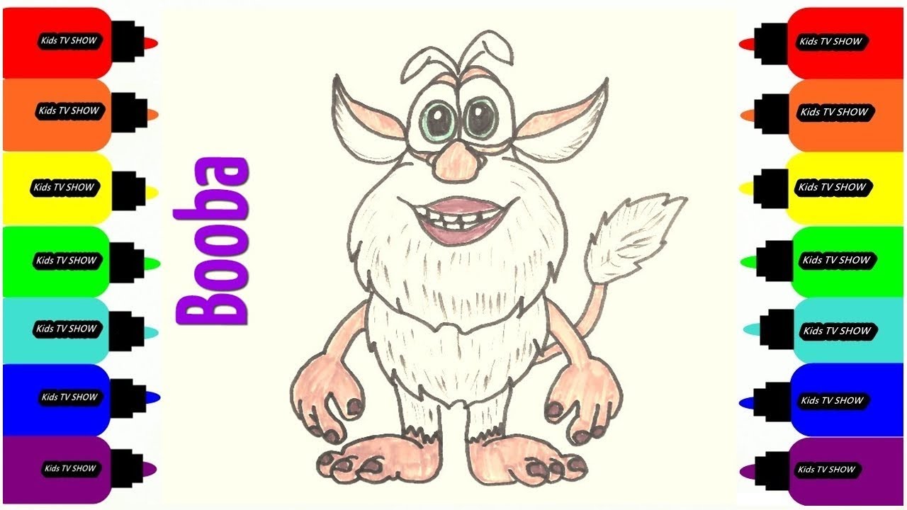 Рисуем бубу поэтапно