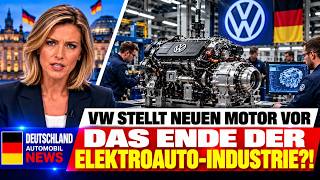 VOLKSWAGEN LÄSST DIE BOMBE PLATZEN! Dieser NEUE MOTOR könnte das ENDE der Elektroautos einläuten!