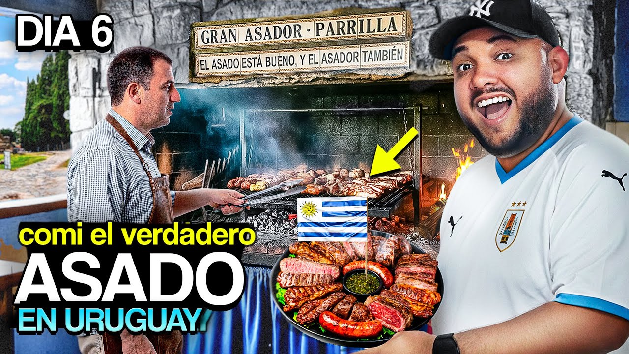 PROBÉ EL VERDADERO ASADO URUGUAYO CON LOCALES 🇺🇾🥩 | ¿MEJOR QUE EL ARGENTINO?