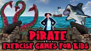 Pirate Exercise for Kids | Learn about the Letter X and how to Throw | Indoor Workout for Children screenshot 4