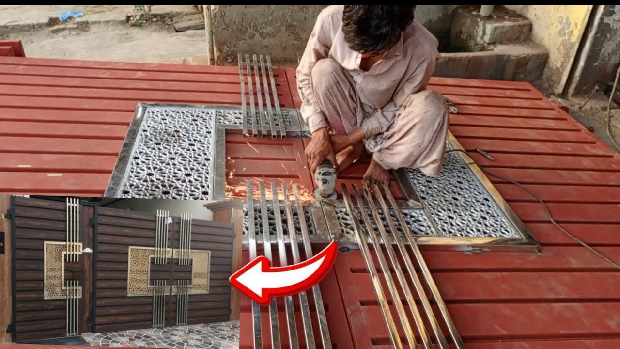 Complete methods of making gate) 7+13/ naye design ka Gate banane ka