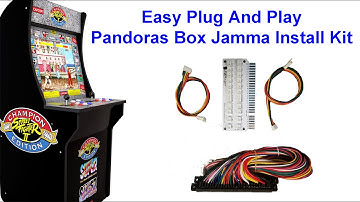 Easy Jamma Pandoras Box DX / 6  Install Plug and Play PCB by DIY Retro Arcade