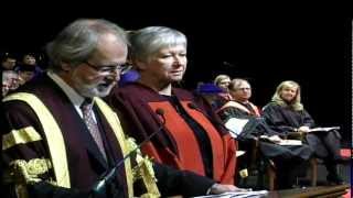 Fall Convocation, November 16, 2012, 9:30 a.m.