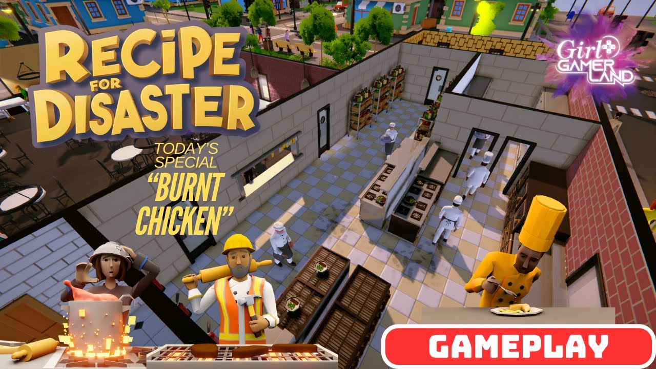 RECIPE FOR DISASTER Gameplay - Today's Special: Burn Chicken (No Commentary)
