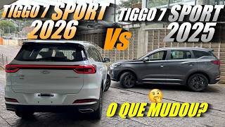 TIGGO 7 SPORT 2026 vs TIGGO 7 SPORT 2025 - What has actually changed