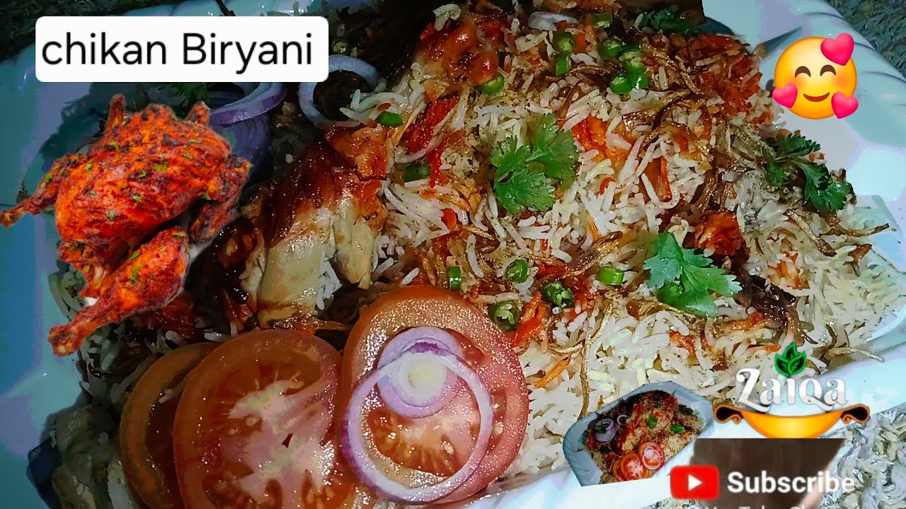 Delicious 🍗Chikan murada badi Biryani.  😋 Ab new style  me  