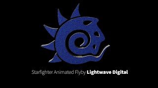 Lightwave 3D Starfighter Animated Flyby