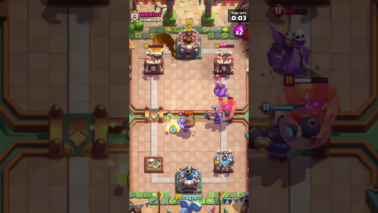 Clash Royale [130] #clashgames #gaming #clashroyale #supercell #shorts #mobilegaming #gameplay